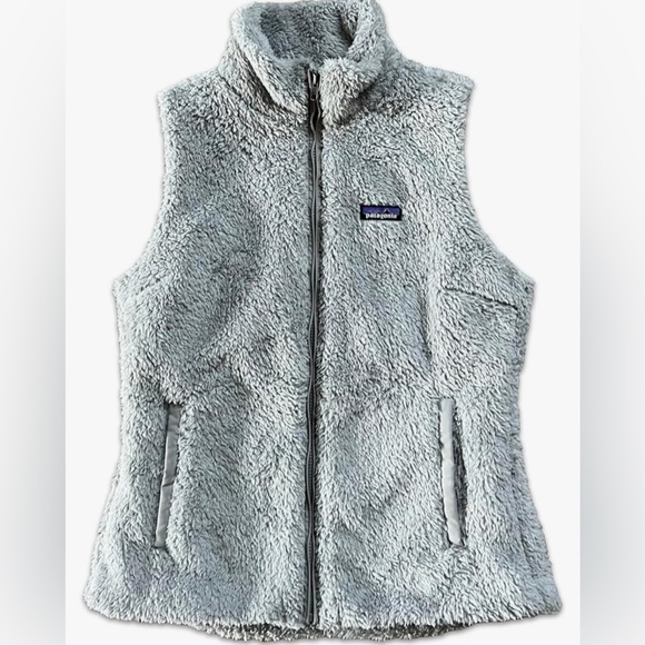 Patagonia Jackets & Blazers - Patagonia Womens Los Gatos Full Zip Fleece Vest Medium Light Gray